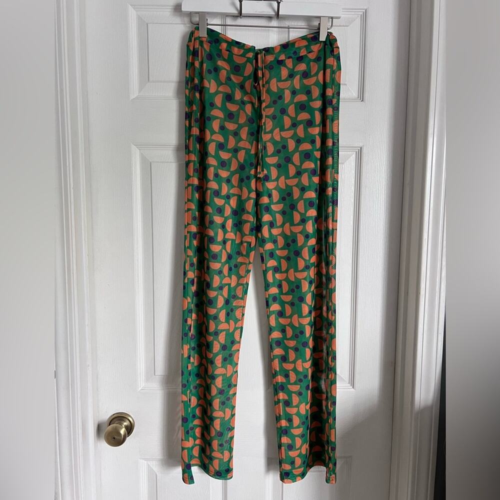 Kittenish NWT Mesh Swim Cover Up Pants Resort Wear - Picture 2 of 6